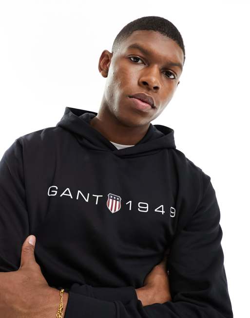 Black hotsell gant hoodie