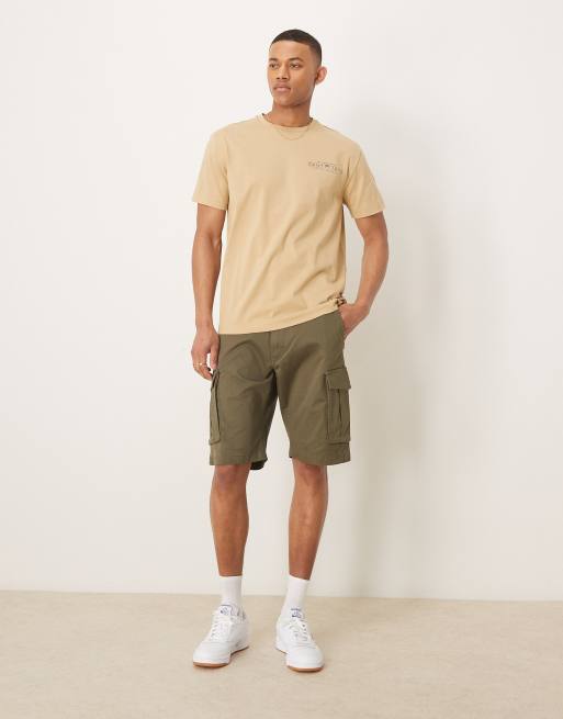 GANT - 1949 - T-shirt beige con logo dello scudo sul petto, 2 di 4