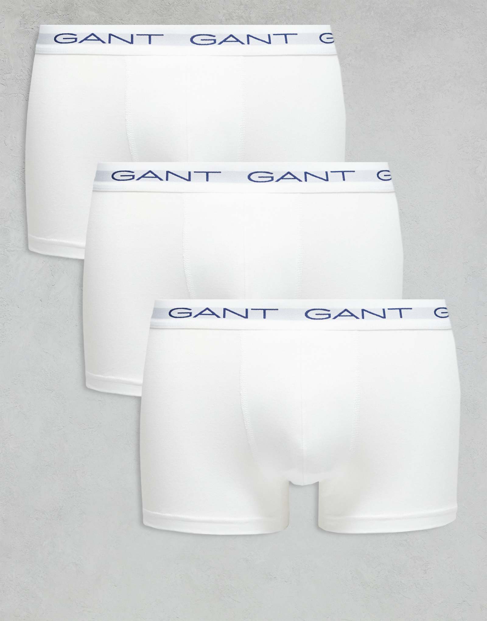 Трусы-боксеры GANT из 3-х комплектов белого цвета