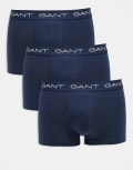 [Gant] GANT 3 pack of trunks in navy M Marine