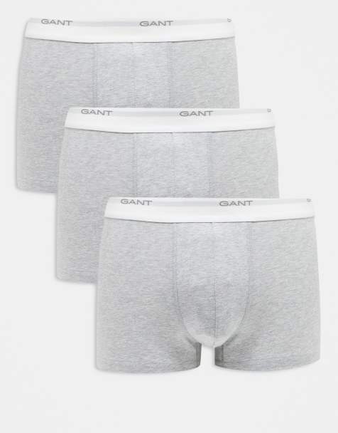 GANT 3-pack of trunks with small logo in grey - view 1