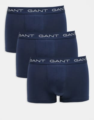 Gant GANT 3-pack trunks in navy