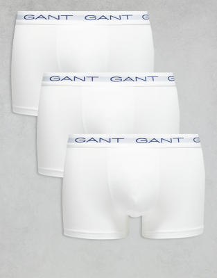 Gant 3 Pack Briefs In White