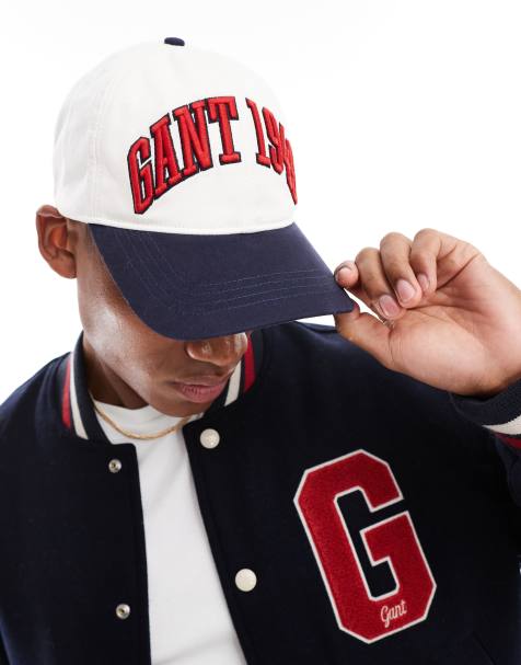 GANT - 75e anniversaire - Casquette universitaire à inscription 1949 - Blanc - view 1