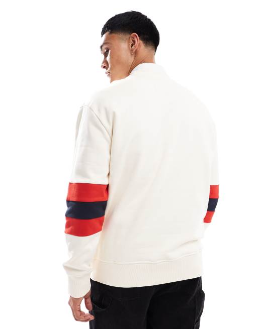 GANT – 75th Anniversary Capsule – Gräddvit, blockfärgad sweatshirt med 1949-logga, 2 av 4