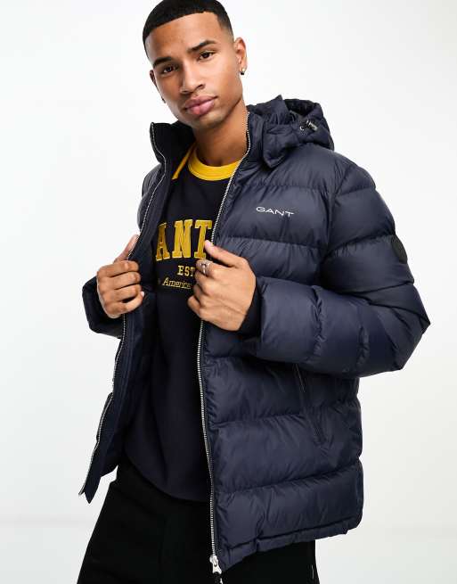 Light puffer jacket with on sale hood