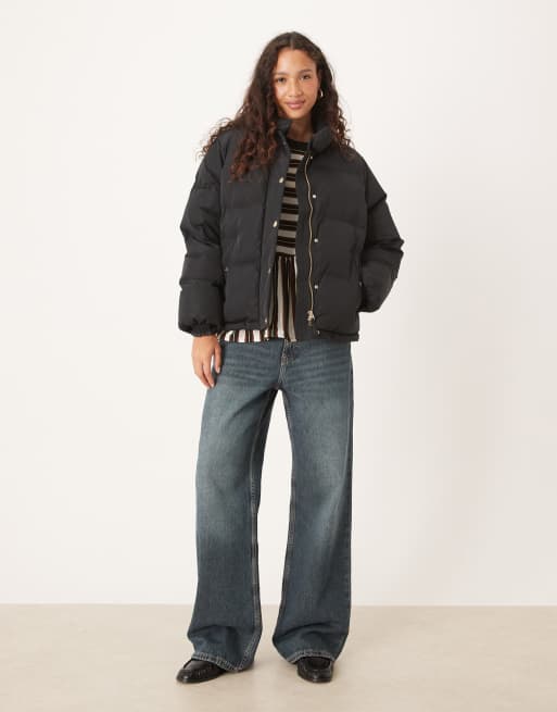 GANT active cloud padded jacket in black, 4 of 4