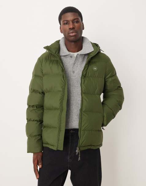 GANT Active Cloud padded jacket in dark green - view 1