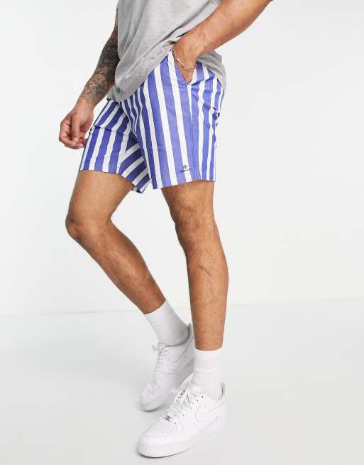 Striped chino shorts discount