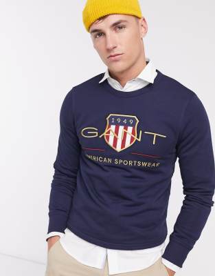 Gant archive 2025 shield sweatshirt