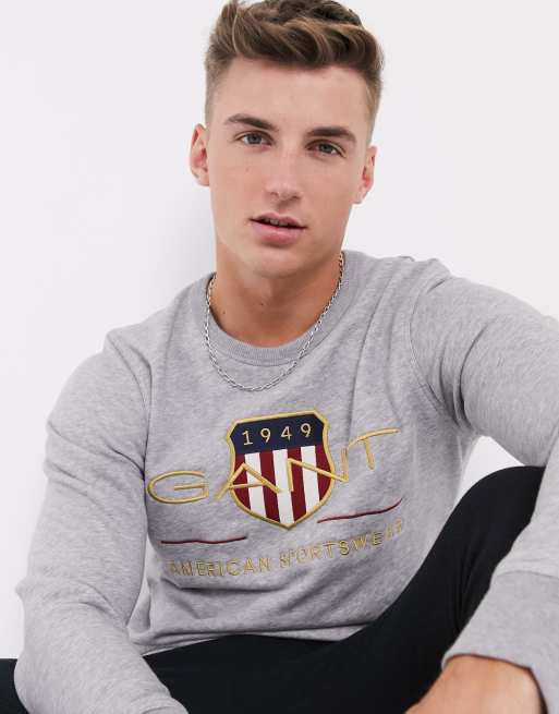 Gant on sale sweatshirt grey