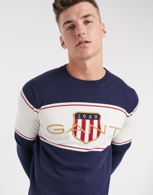 gant blue jumper