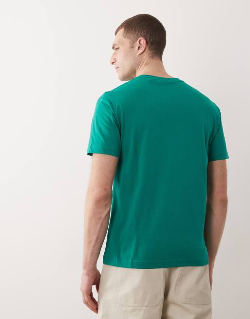 GANT - Archive - T-shirt verde con logo, 3 di 5