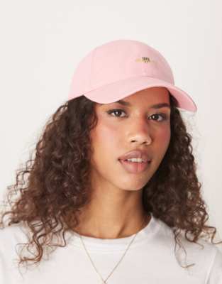 GANT - Baseballkappe aus Baumwoll-Twill in Rosa mit Wappen-Logo