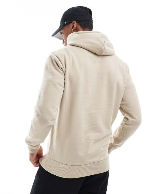 GANT – Beżowa bluza z kapturem i dużym logo z tarczą, 4 z 4