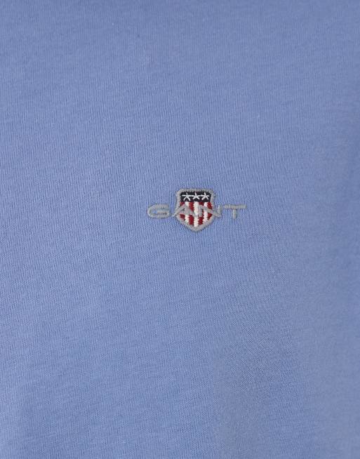 GANT - Blå T-shirt med skjoldlogo, 4 af 5