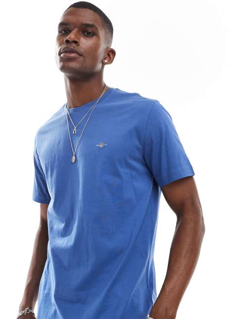 GANT – Blå t-shirt med sköldlogga