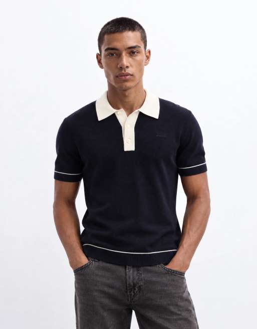 GANT bomullspiké i navy, 6 av 8
