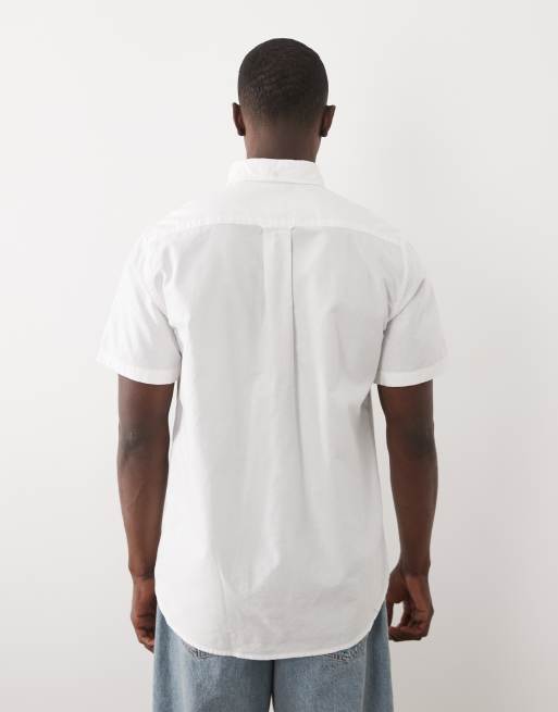 GANT - Camisa Oxford blanca clásica de corte estándar, 5 de 5