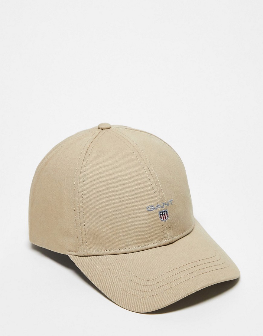 GANT cap in beige with shield logo-Neutral