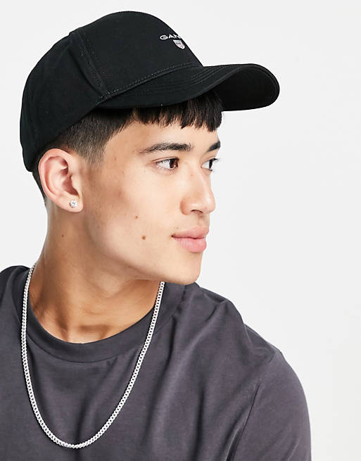 GANT cap in black with small logo