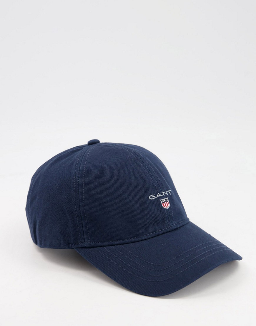 Gant cap in navy with small logo