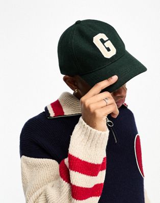 GANT cap with large logo in green