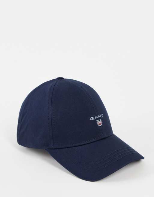 Gant - Cappellino con logo piccolo, colore blu navy