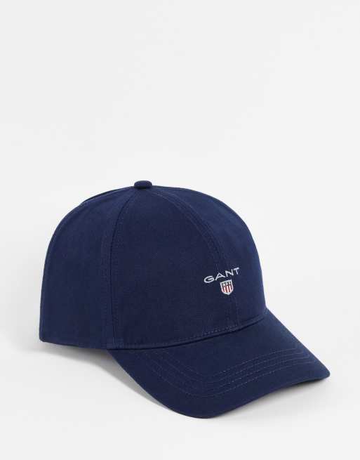 Gant - Cappellino con logo piccolo, colore blu navy