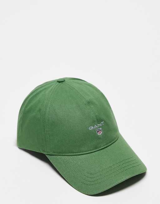 GANT - Cappellino verde con scudo e logo
