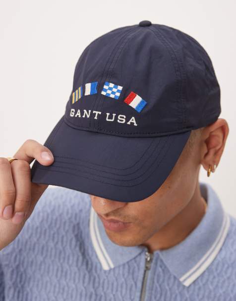GANT - Casquette de baseball à logo drapeau et inscription « GANT USA » - Bleu marine - view 1