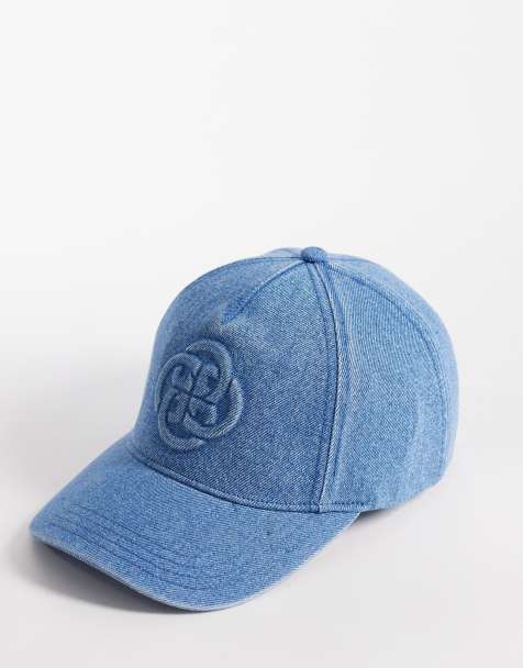 Gant - Casquette de baseball style universitaire en denim brossé - Bleu - view 1