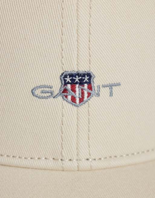 Gant - Casquette en sergé de coton à logo blason - Beige, 3 de 3