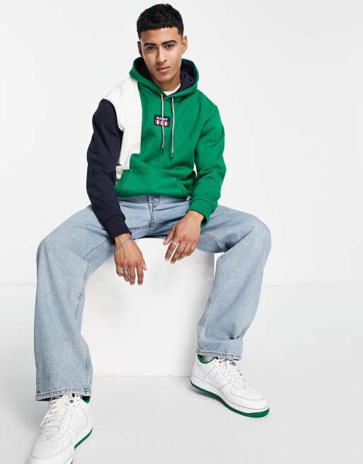 Green best sale gant hoodie