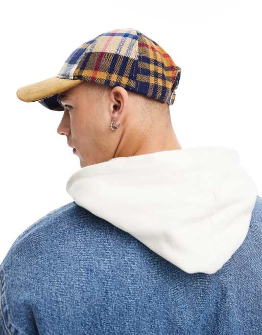 GANT checked cap with logo in beige | ASOS