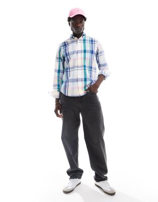 Chemise  carreaux Madras en tissu crpe - Gant - Modalova