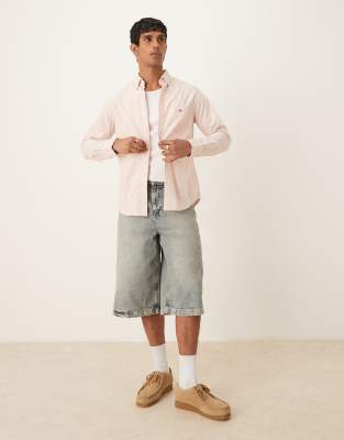 GANT - Chemise Oxford coupe classique à rayures - Orange