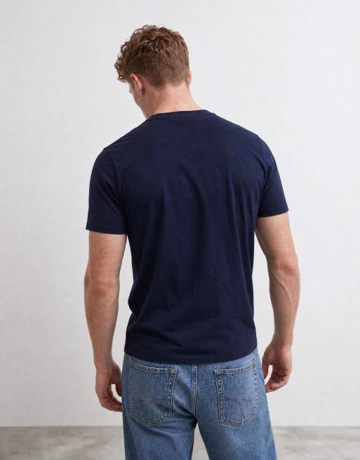 GANT coastal chest print t-shirt in navy, 10 of 10
