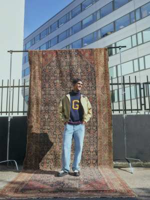 Collection 75e anniversaire - Blouson Harrington - Beige - Gant - Modalova