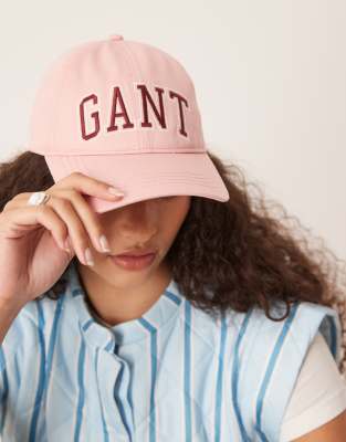 GANT - College-Kappe aus Baumwoll-Twill in Rosa