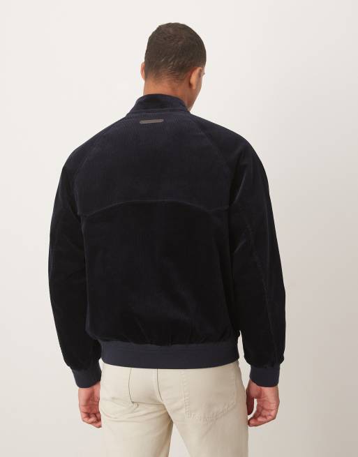 GANT cord Harrington jacket in dark navy, 3 of 5