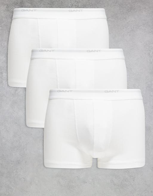 GANT - Core - Set van 3 boxershorts met logo op de tailleband in wit