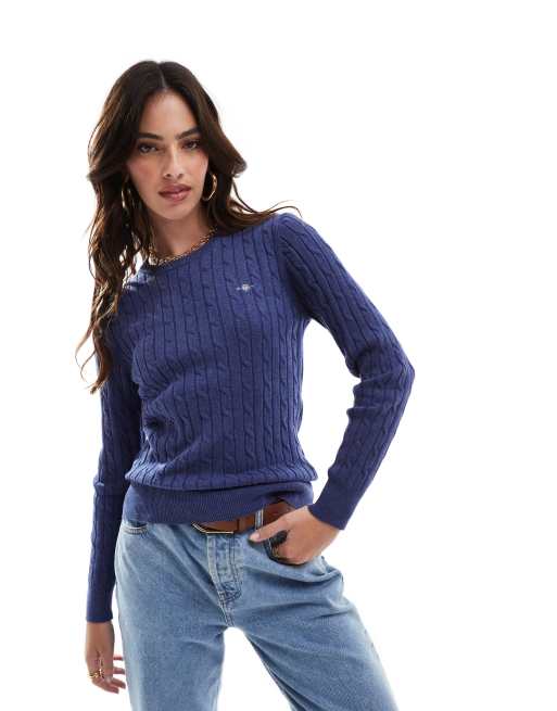 Gant crew neck jumper online