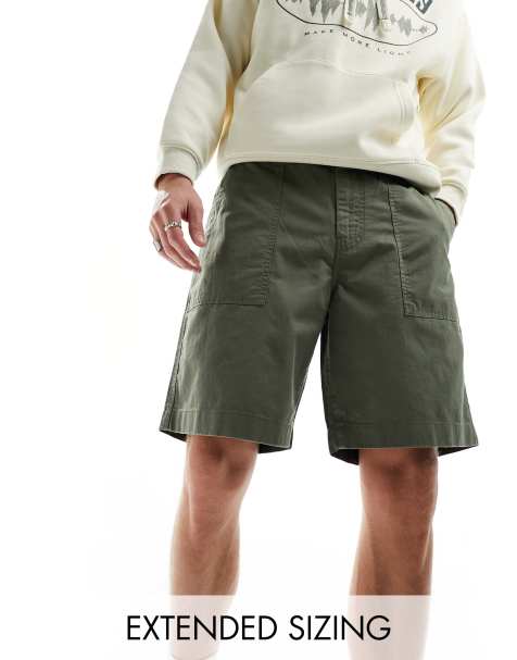 Straight-Leg Cotton and Linen-Blend Cargo Shorts