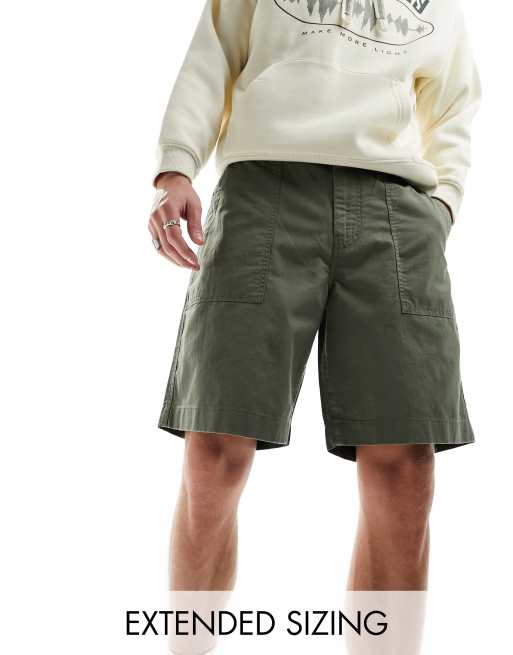 Cotton-Linen Cargo Short