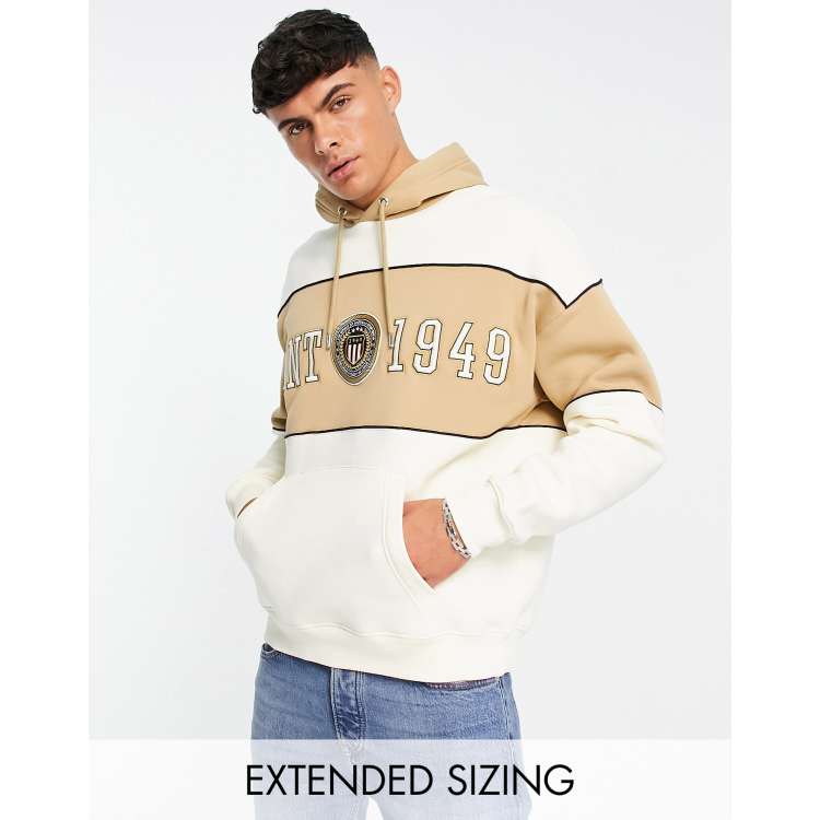 Gant hoodie beige sale