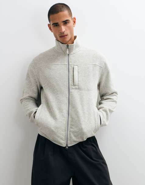 GANT fleece jacket in grey - view 1