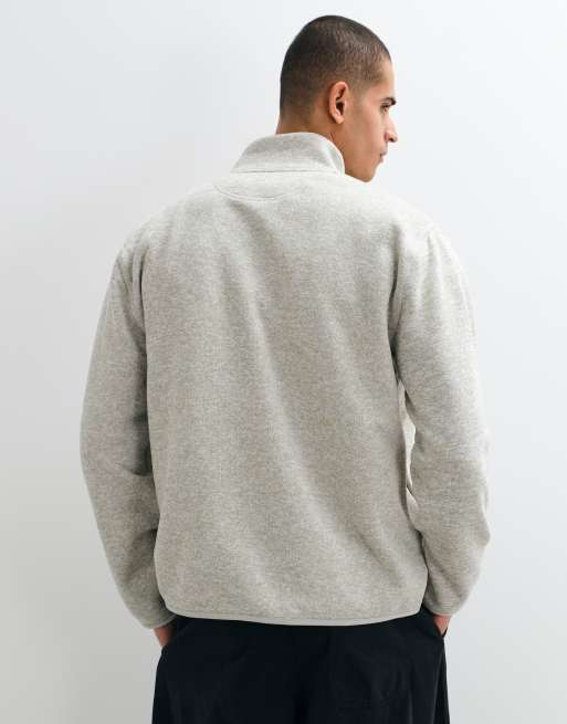 GANT fleece jacket in grey, 2 of 5