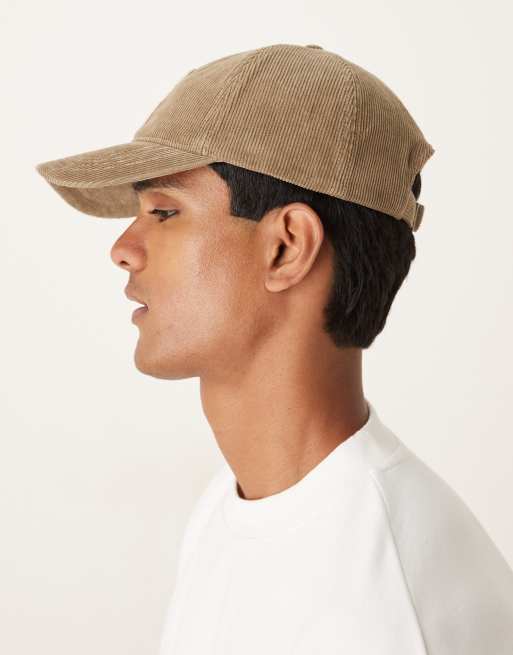 GANT G badge cord baseball cap in beige, 2 of 3