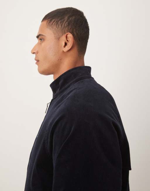 GANT - Giacca harrington blu navy scuro in velluto a coste, 4 di 5